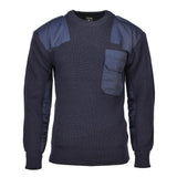 MFH Brand German Army Style Pullover Commando Jumper Bortable Blue tröja Ny
