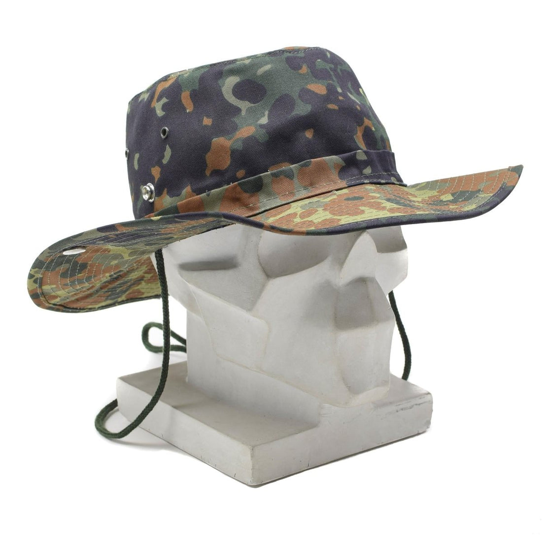 Mfh märke militär bush stil hatt flecktarn hink panama djungel sommar mössa ny