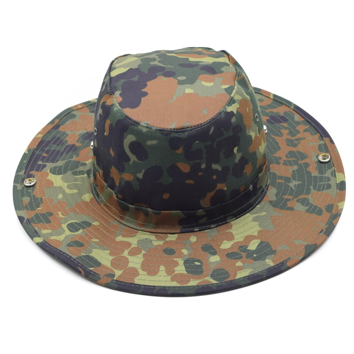 Mfh märke militär bush stil hatt flecktarn hink panama djungel sommar mössa ny