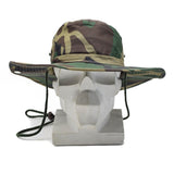 Mfh märke militär bush stil hatt sommar panama djungel hink cap woodland ny
