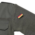 Mfh märke militär stil kommando pullover stock stitch stickad tröja oliv ny