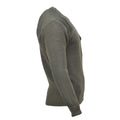 Mfh märke militär stil kommando pullover stock stitch stickad tröja oliv ny