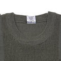 Mfh märke militär stil kommando pullover stock stitch stickad tröja oliv ny