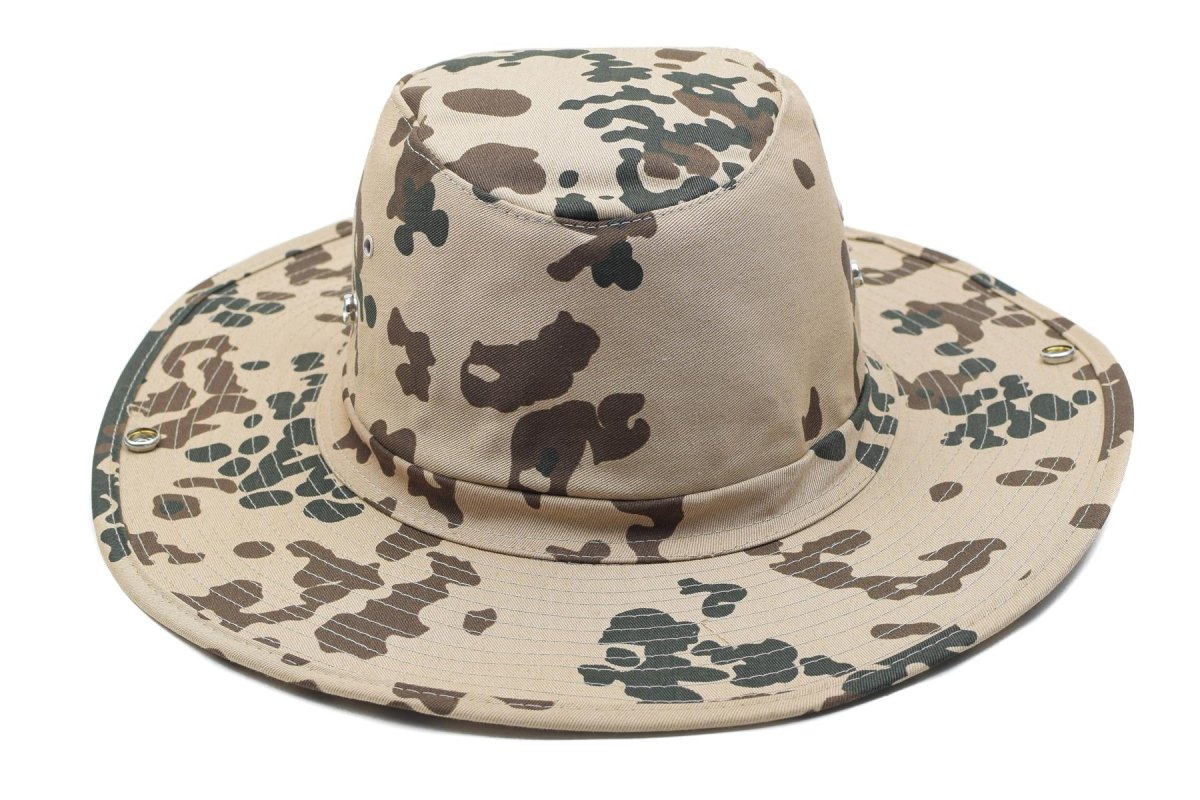MFH Brand Military Style Panama Hat Tropical Flecktarn Bucket Summer Cap Ny