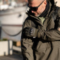 MFH Brand Military Style Tactical Gloves Mission Combat Olive Free Fire Fingers