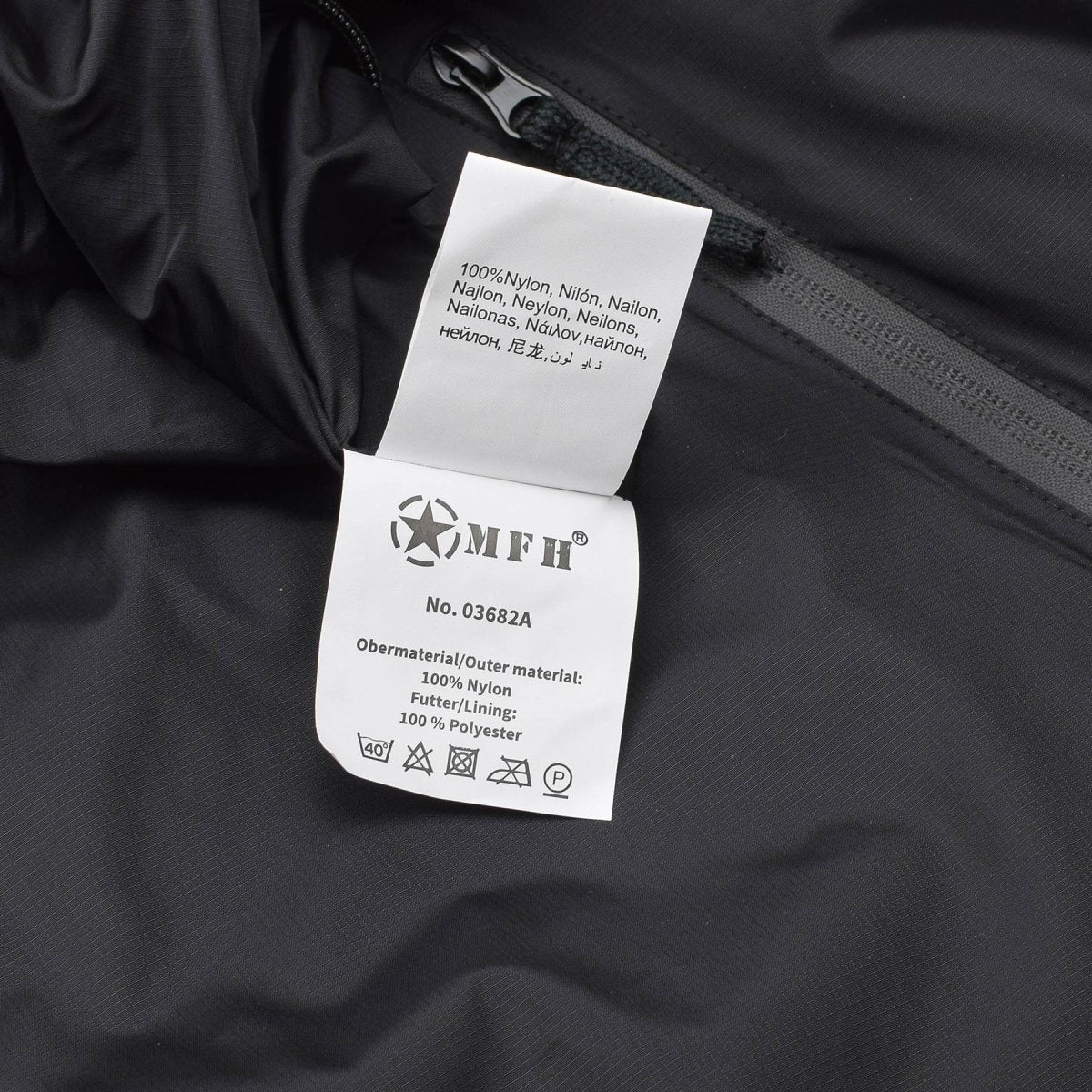 MFH Brand Thermal Jacket Lätt huva sportkläder Anorak Sportsjacka Ny