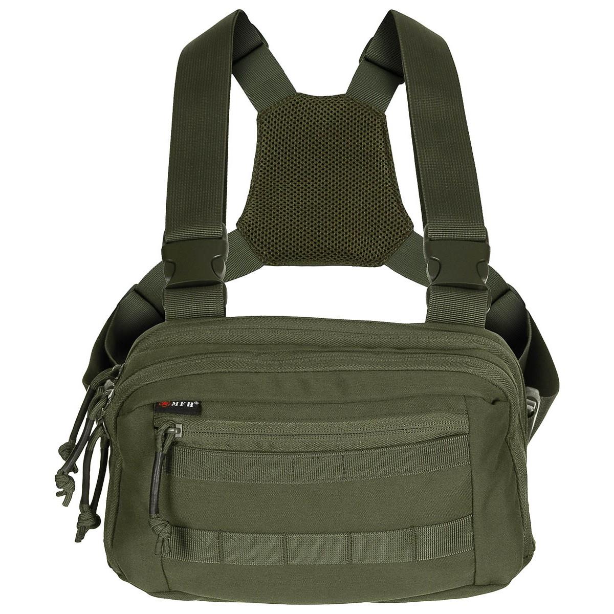 MFH Chest Pack Recon Tactical Chest Bag Molle Organizer System Flerfärgad