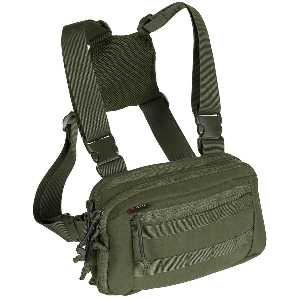 MFH Chest Pack Recon Tactical Chest Bag Molle Organizer System Flerfärgad