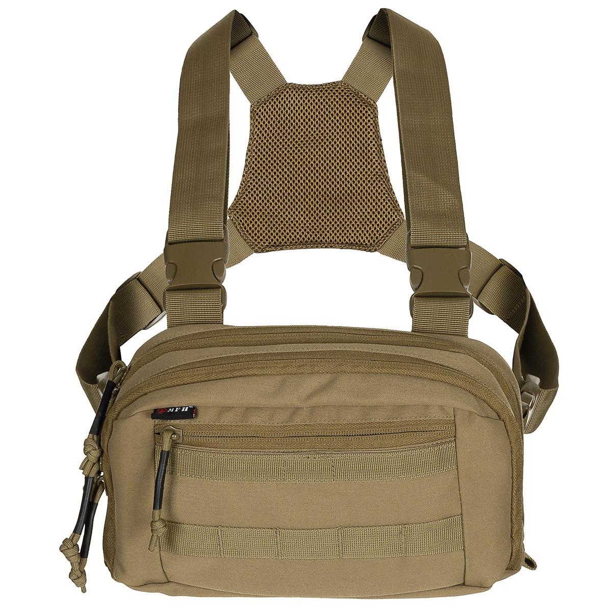 MFH Chest Pack Recon Tactical Chest Bag Molle Organizer System Flerfärgad