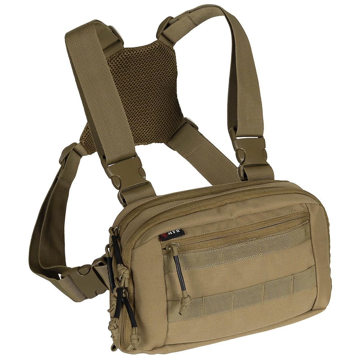 MFH Chest Pack Recon Tactical Chest Bag Molle Organizer System Flerfärgad