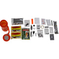 MFH Extreme 34 Part Survival Kit Camping Vattentät Box Orange Transparent
