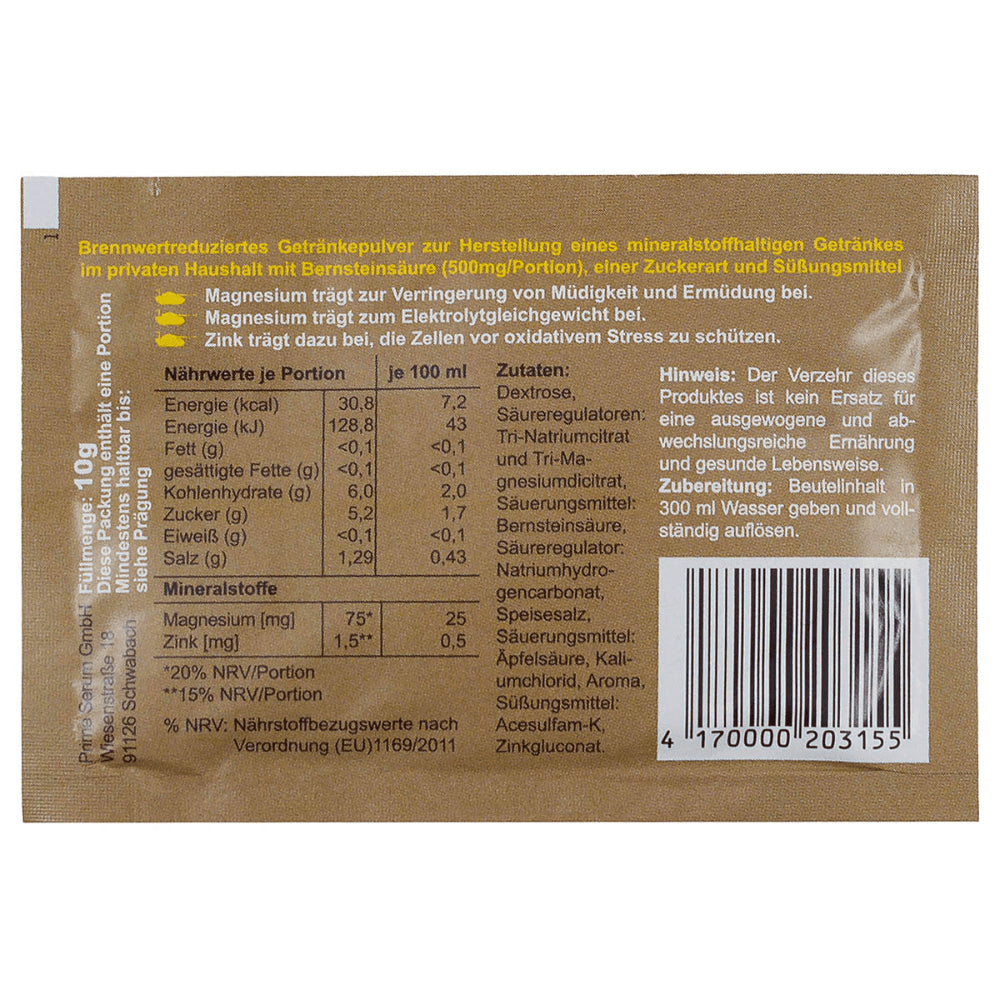 MFH Granatenbrause Instant Drink Pulver Citron Lime Mineral Outdoor 10g