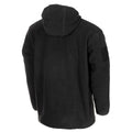 MFH Military Black Tactical Fleece Jacket Thermal Hooded Elasticated Hemline New
