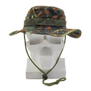 MFH Military Hat Multi Quilted Brätte perifera loopar Flecktarn Camo