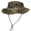 MFH Military Hat Multi Quilted Brätte perifera loopar Flecktarn Camo
