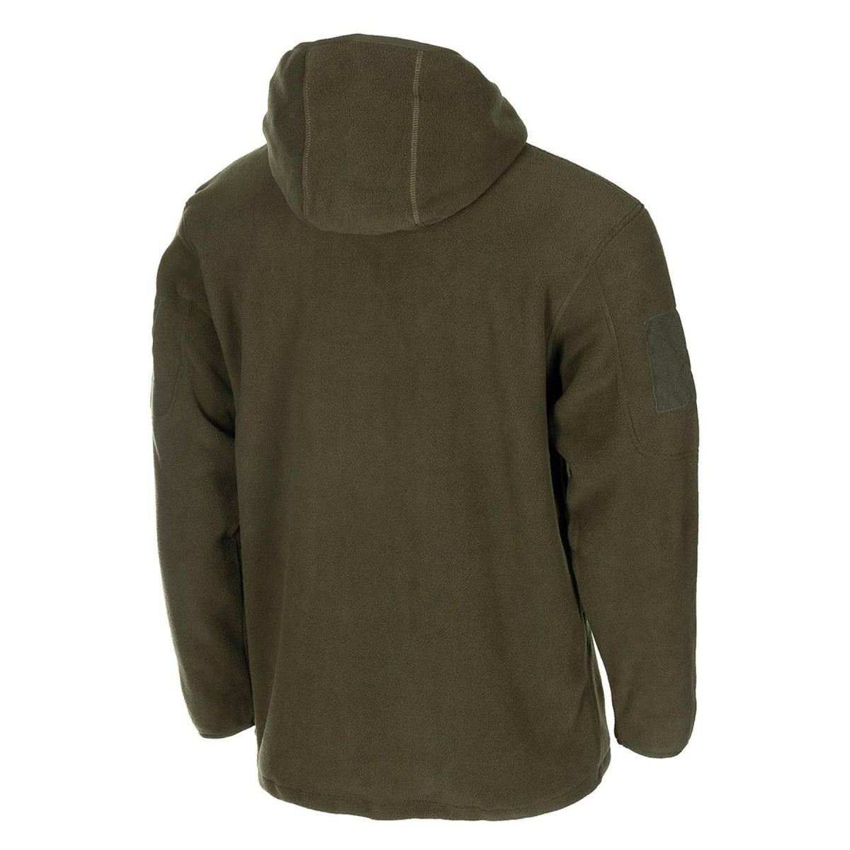 MFH Military Style Olive Hoodie Fleece Jacket taktisk armé full zip vandring ny