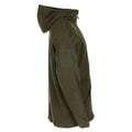 MFH Military Style Olive Hoodie Fleece Jacket taktisk armé full zip vandring ny