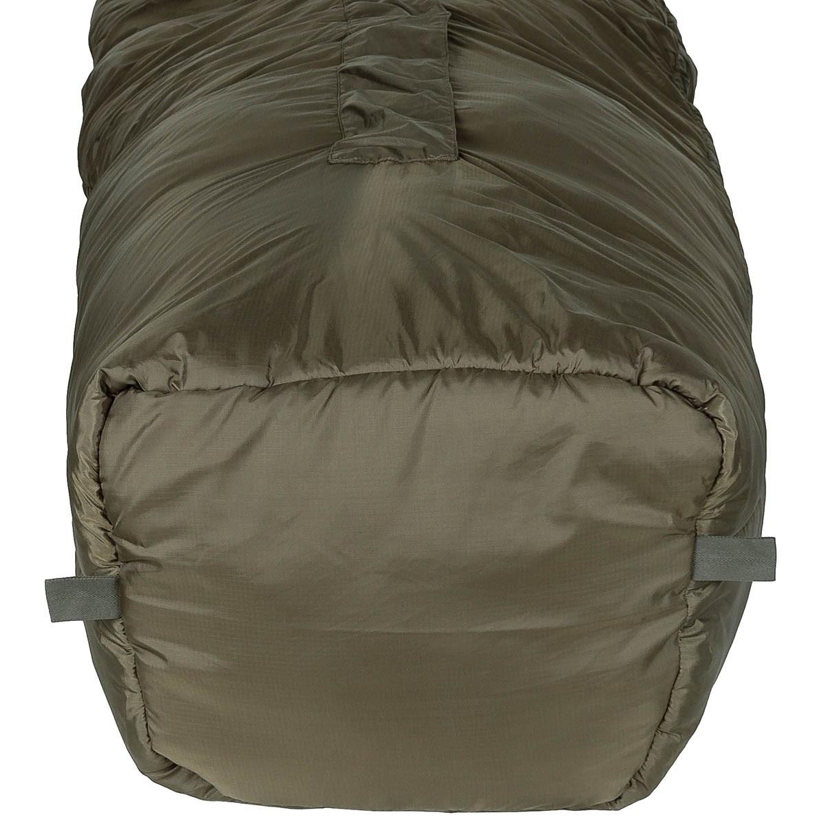 MFH Mummy Sovsäck 2 Layer Fyllning 3 Seasons Kompressionssäck Oliv