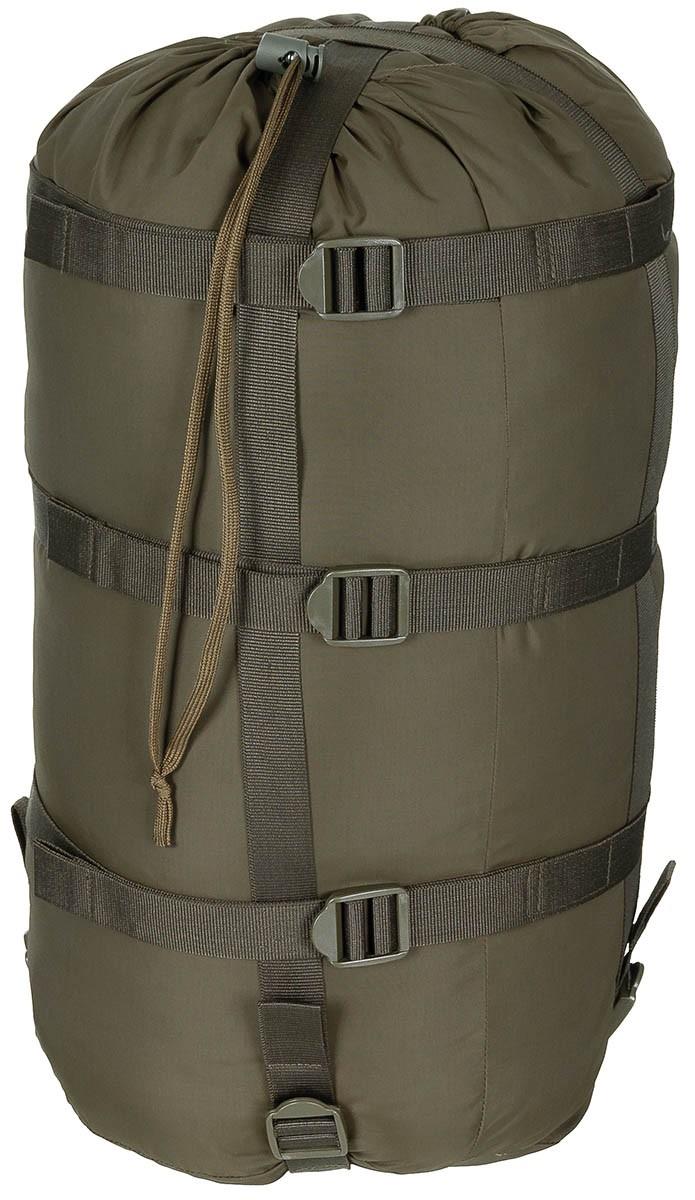 MFH Mummy Sovsäck 2 Layer Fyllning 3 Seasons Kompressionssäck Olive - GoMilitar
