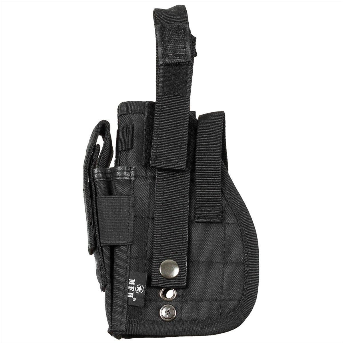 MFH PISTOL HOLSTER Högerhandad Molle Fastening Loop Hook and Loop Stängning