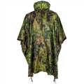 MFH Poncho Tält huva pu belagd rip stop material lätt m05 kamouflage