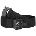 MFH Quick Release Tactical Web Belt Elastisk Justerbar Polypropen Svart
