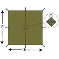 MFH tarp Extreme presenning Vattenbeständig ripstopp Finländsk M05 CAMO
