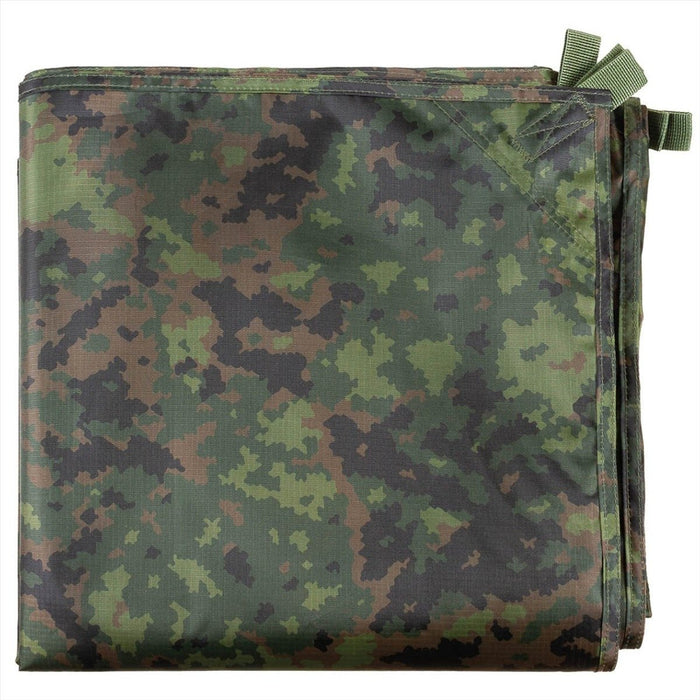 Tarp Presenning Vattentålig RipStop Tyg Finsk M05 Camo - GoMilitar