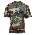 MFH U.S. Military Style Kort ärm T-shirt skogskamouflage underskjortor