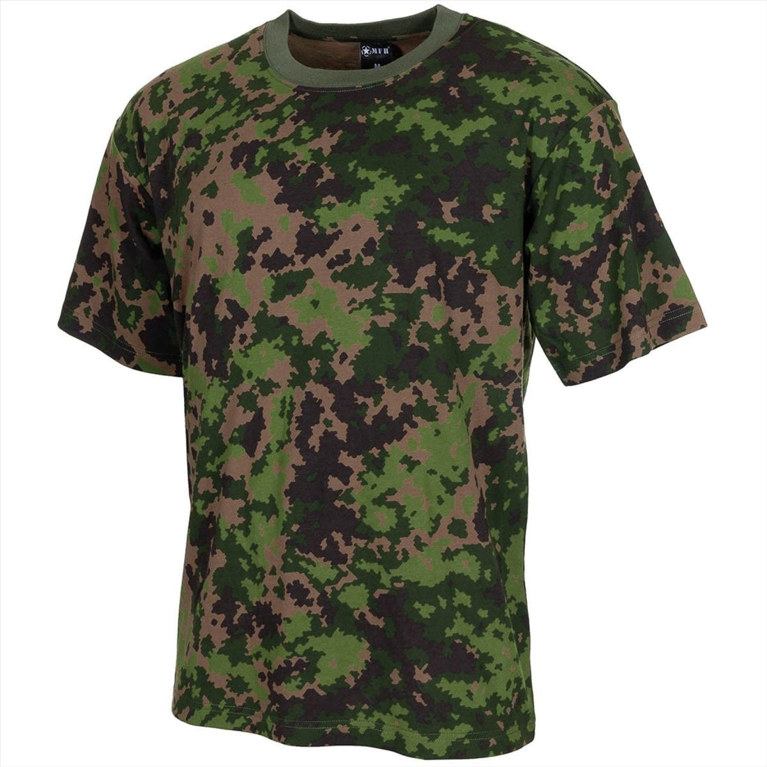 MFH U.S. Military Style T-shirt Crew Neck Kortärmad finsk M05 Camo