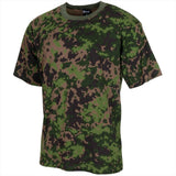 MFH U.S. Military Style T-shirt Crew Neck Kortärmad finsk M05 Camo