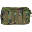 MFH Utility Pouch Large 2 Way Zip Molle Fastening Straps M05 Camouflage