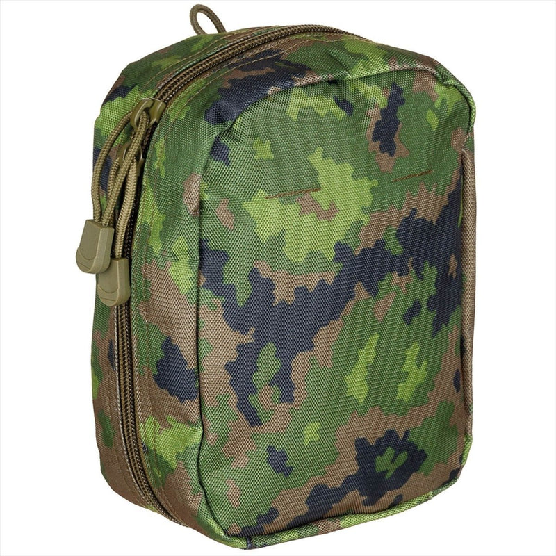 MFH Utility Pouch Tway Way Zipper Molle Fastening Straps M05 Camouflage