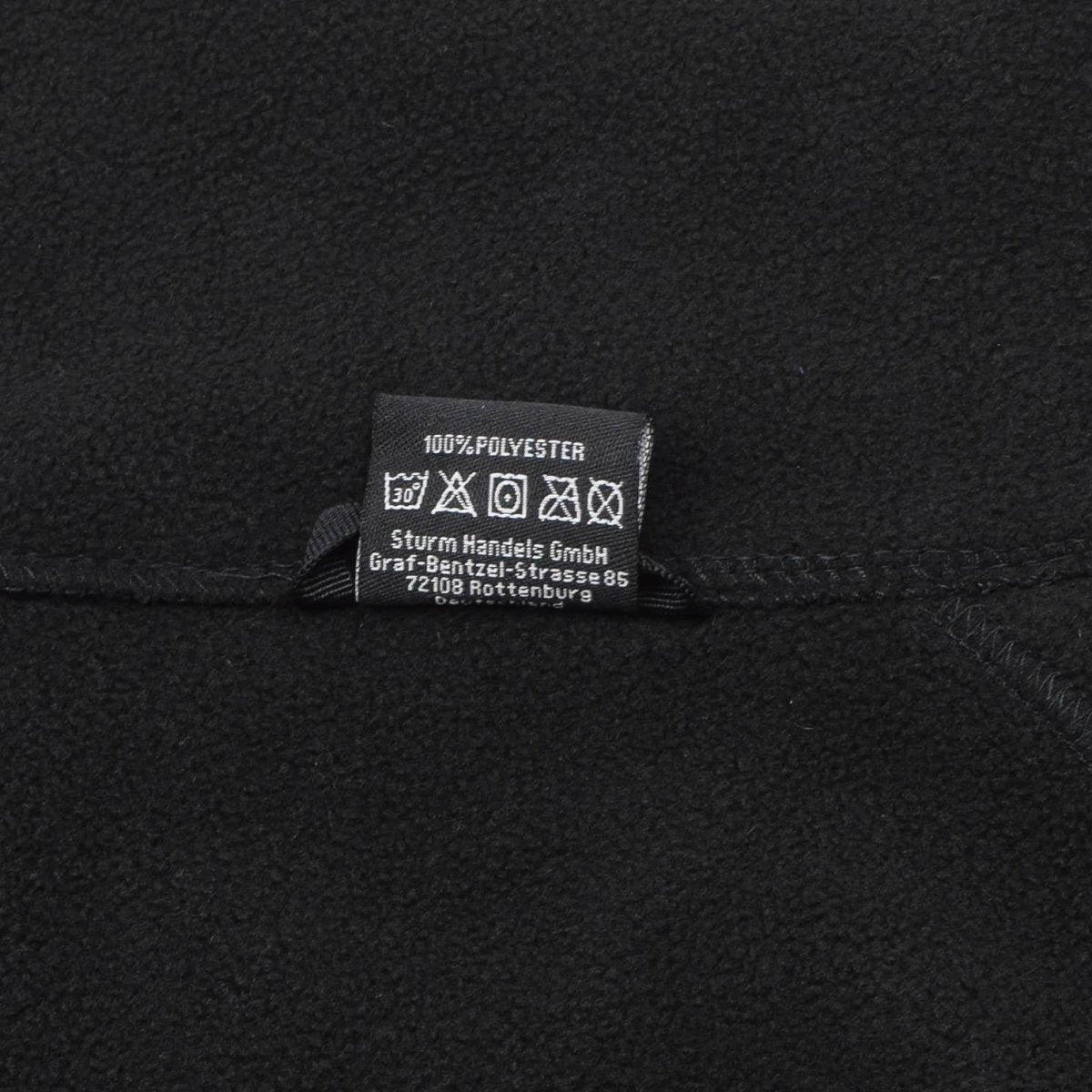 Mil-tec armé stil fleece pullover kall väderjacka sportkläder tröja svart