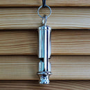 Mil-Tec Bobby Signal Whistle Nickel Plated Brass Lightweight Hållbar grå