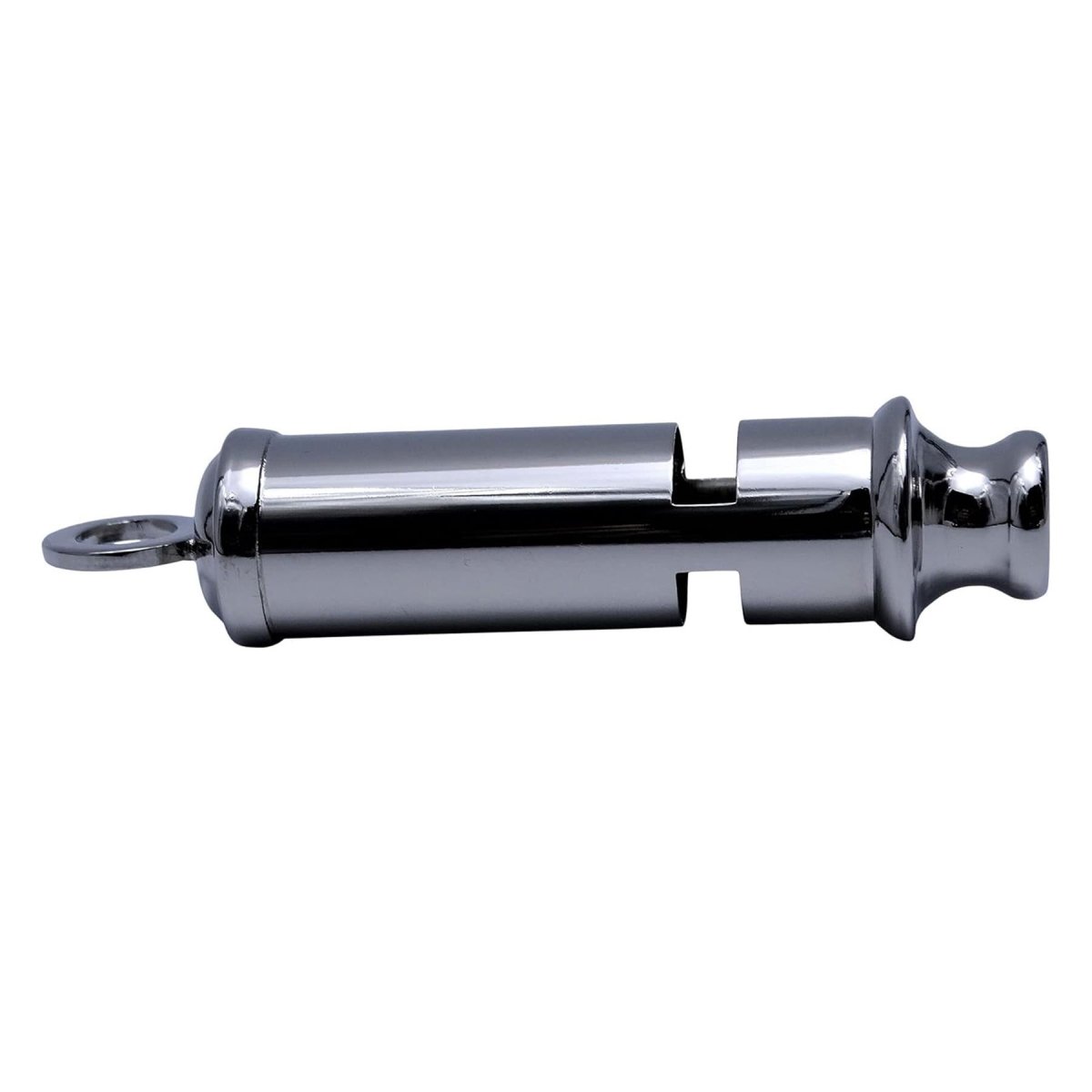 Mil-Tec Bobby Signal Whistle Nickel Plated Brass Lightweight Hållbar grå