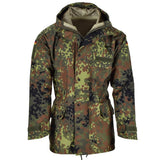 Mil-Tec Brand German Army Field Jacket Goretex Flecktarn Camo Watertofar Rain