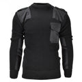 Mil-tec varumärke män tröja tyska pullover commando jumper svart tröja ull