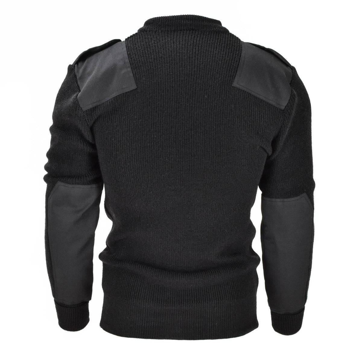 Mil-tec varumärke män tröja tyska pullover commando jumper svart tröja ull