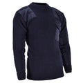 Mil-tec varumärke män tröja tyska pullover commando jumper marinblå tröja ull