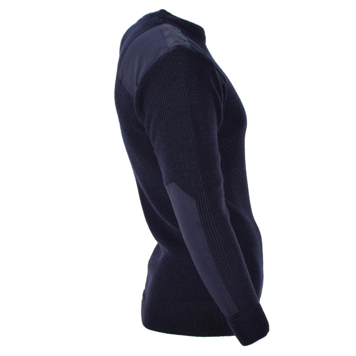 Mil-tec varumärke män tröja tyska pullover commando jumper marinblå tröja ull