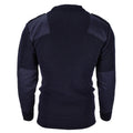 Mil-tec varumärke män tröja tyska pullover commando jumper marinblå tröja ull