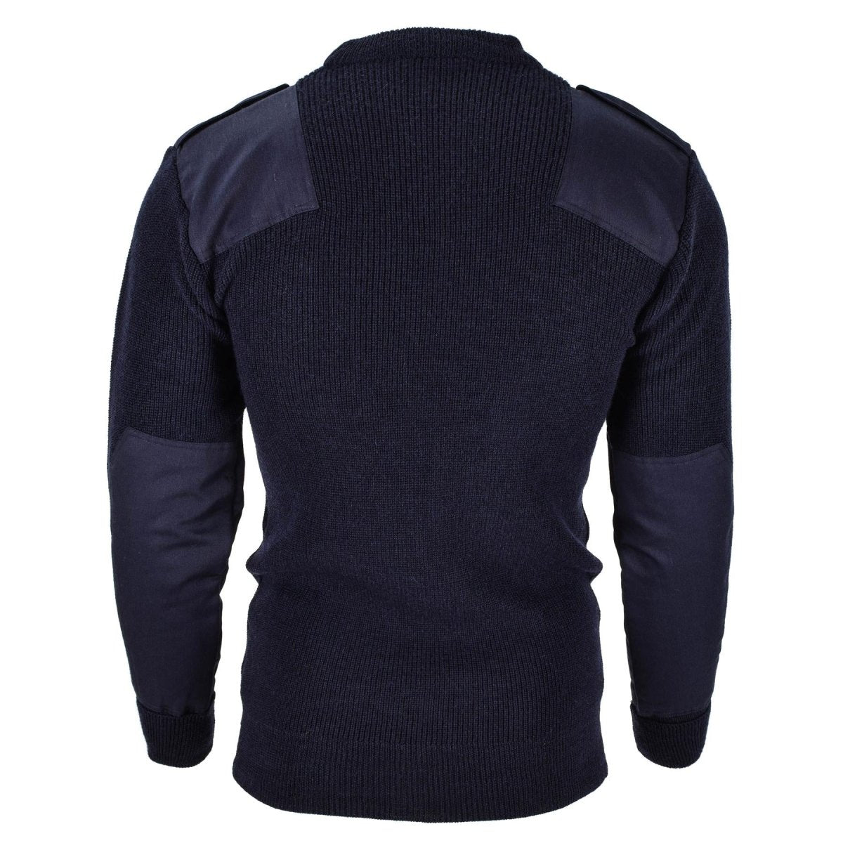 Mil-tec varumärke män tröja tyska pullover commando jumper marinblå tröja ull