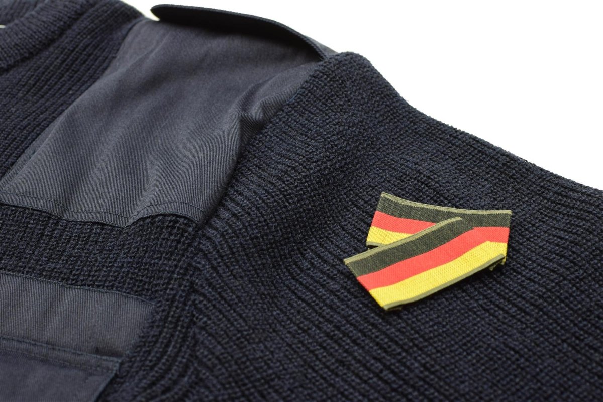 Mil-tec varumärke män tröja tyska pullover commando jumper marinblå tröja ull