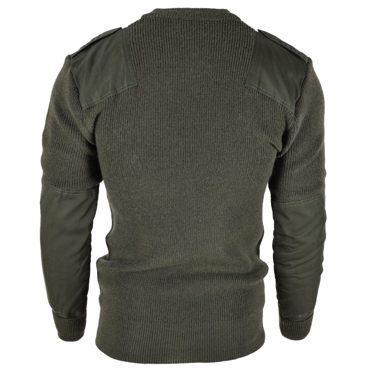 Mil-tec varumärke män tröja tyska pullover commando jumper oliv od tröja ull