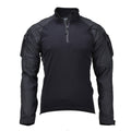 Mil-Tec Brand Military Style Black Tactical Field Troops Combat Shirt Type 2