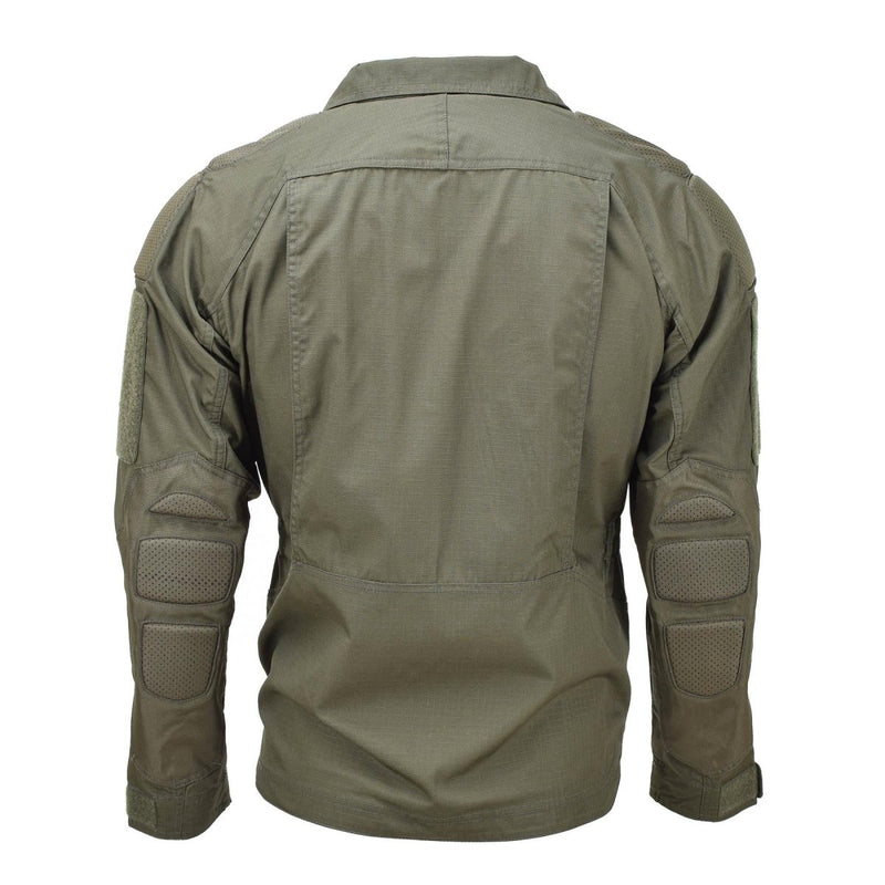 Mil-Tec Chimera military style ripstop jacket in olive drab with reinforced elbows and tactical design features.