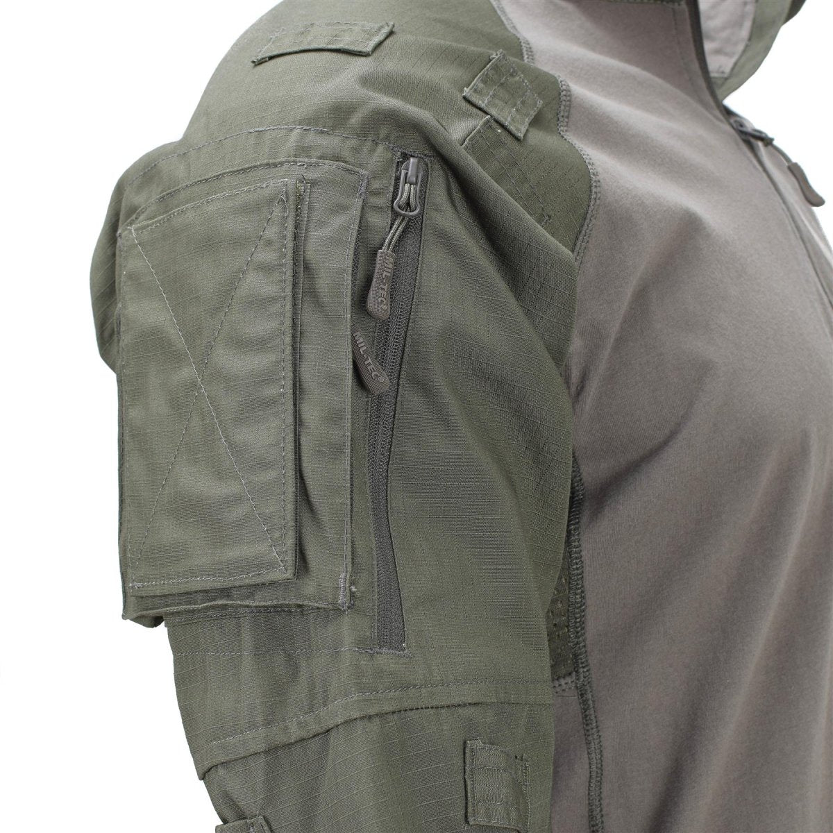 Mil-Tec Brand Military Style Olive Tactical Field Troops Combat Shirt Type 2