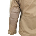 Mil-Tec Brand Military Style Ripstop Dark Coyote Combat Troops Jacket Chimera