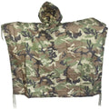 Mil-tec varumärke Poncho Army Style Waterproof Rain Ripstop Cape Military Woodland